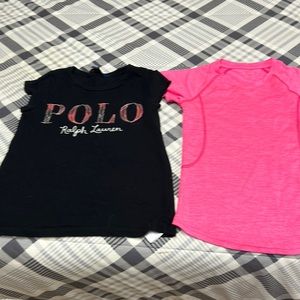 2 girls size 7 shirts